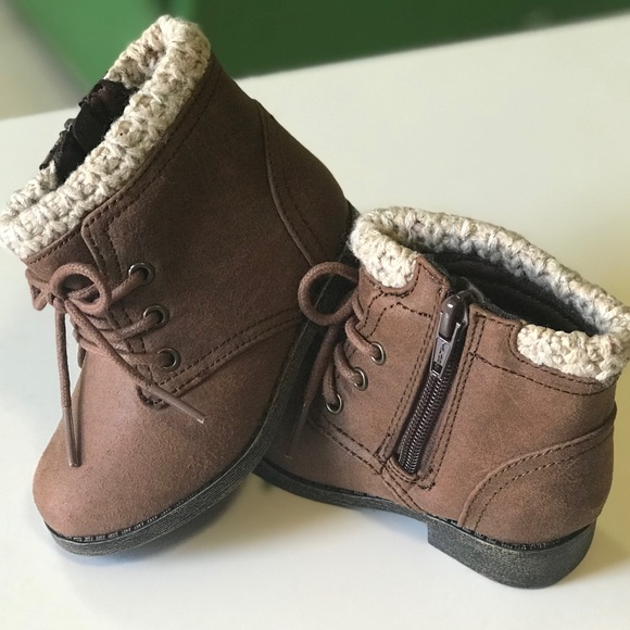 Garanimals Shoes Garanimals Baby Girls Combat Boot Brown Color New